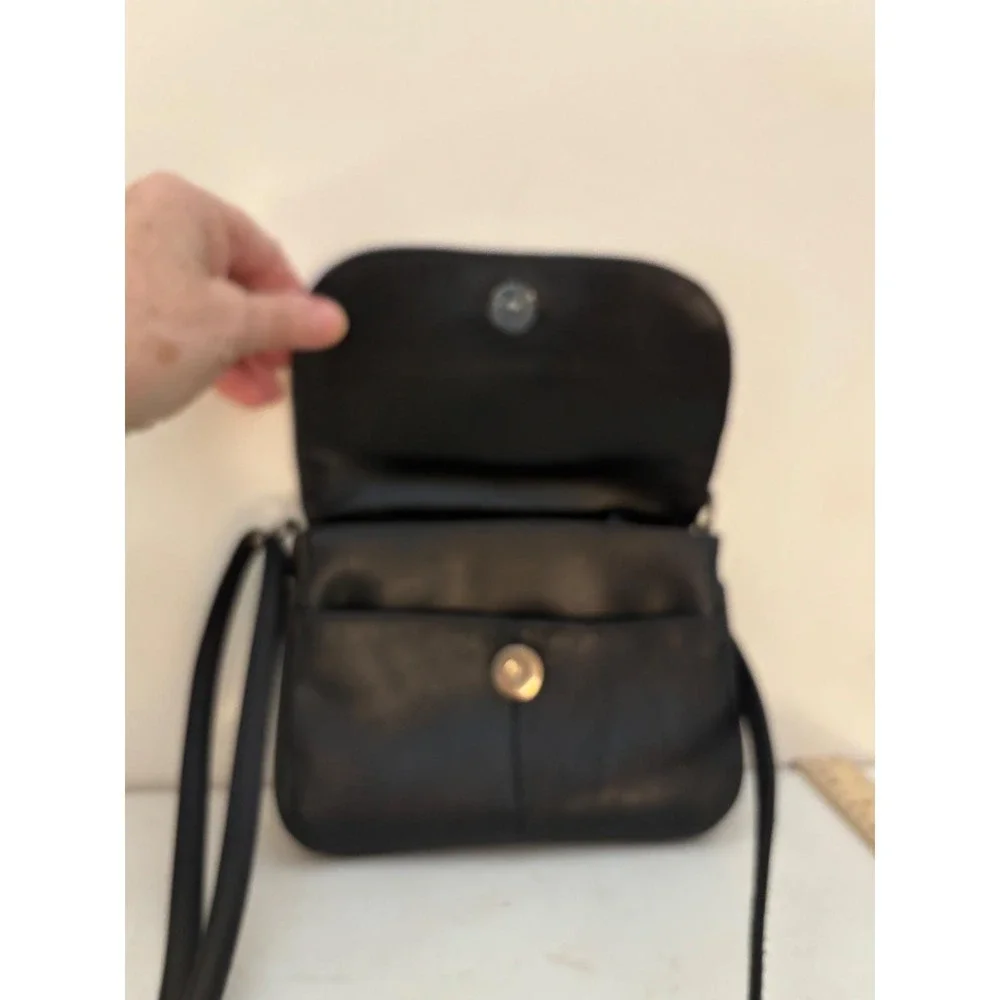Crossbody Organizer Bag‎ Women Small Black Good Y2K Minimalist MultiPocket
